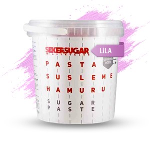  ŞEKER SUGAR ŞEKER HAMURU LİLA (1 KG)